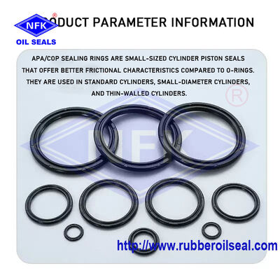 COP Type Double O-ring Bidirectional Pneumatic Seal Wear-resistant NBR Hydraulic Piston Seal