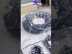 Anéis de vedação de borracha japoneses por atacado de alta qualidade, preto NBR, para a indústria da construção