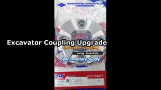 Acoplamento de eixo de borracha PET de Taiwan para escavadeira